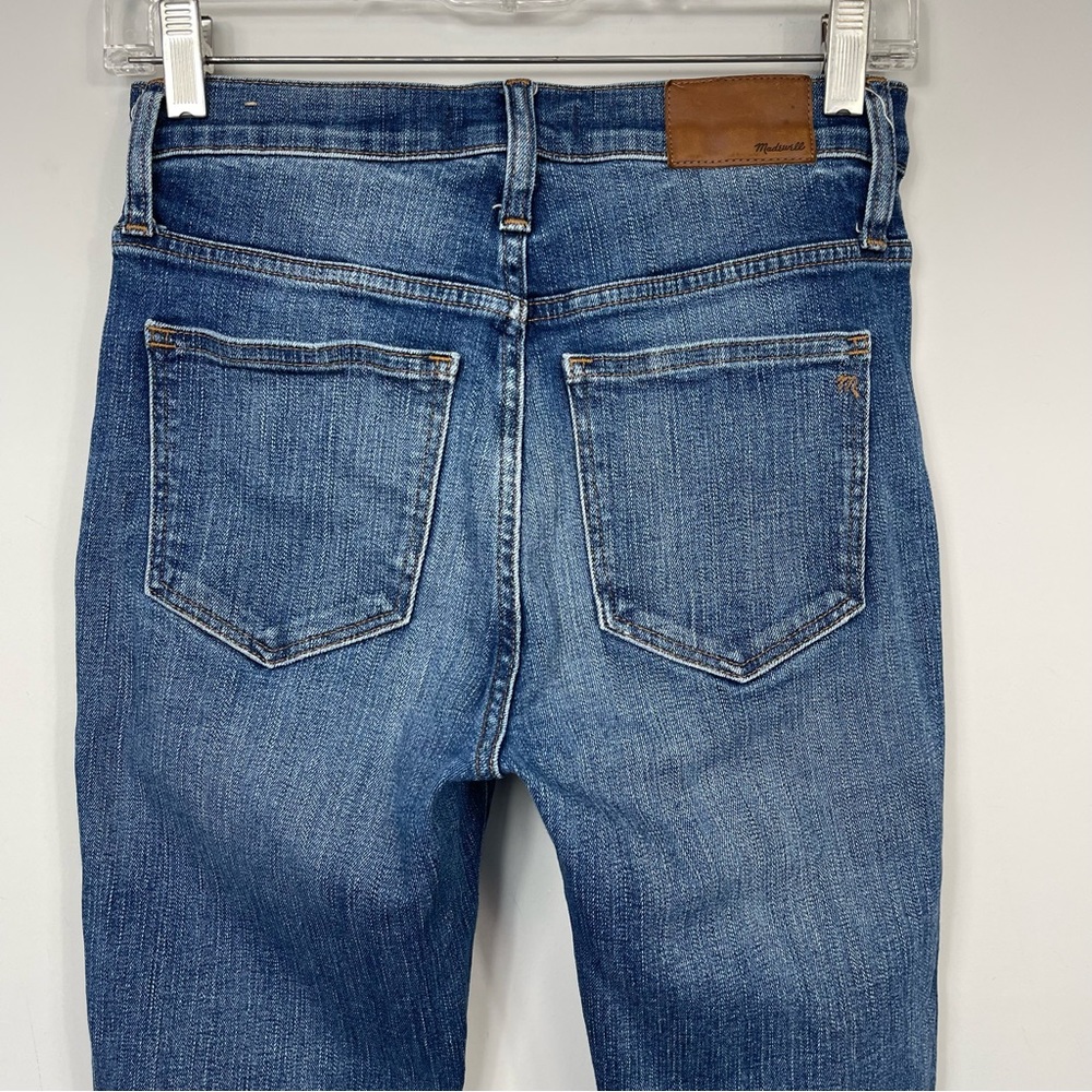 Madewell 10" High Rise Skinny Jeans Cutout Tulip Hem Edition  K5236 Size 25 - Picture 8 of 15